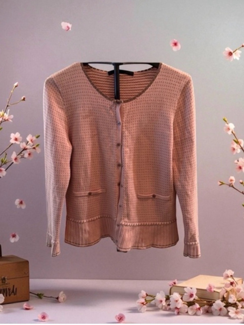 Vintage Marc Jacob's Pink Button-Up Cardigan - Picture 7 of 7
